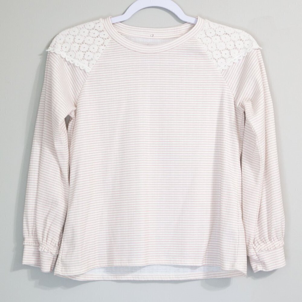 3 For $10 Girls Long Sleeve Striped Top Size XL